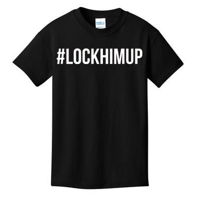 Hashtag Lock Him Up #lockhimup Kids T-Shirt