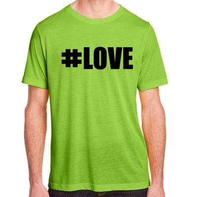 Hashtag Love #Love Valentine's Day Logo Adult ChromaSoft Performance T-Shirt