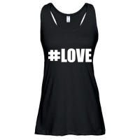 Hashtag Love #Love Valentine's Day Logo Ladies Essential Flowy Tank