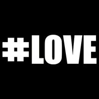 Hashtag Love #Love Valentine's Day Logo Ladies Essential Flowy Tank