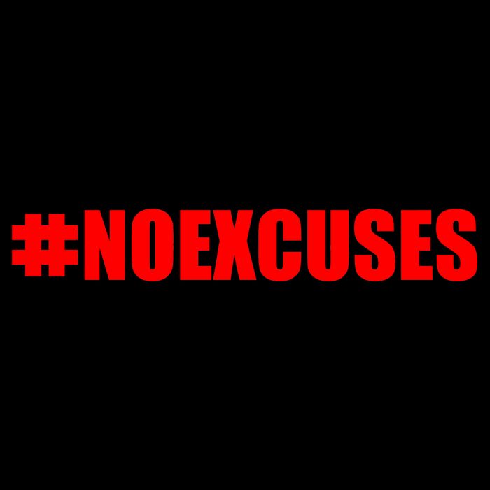 Hashtag No Excuses Fitness Gym #NOEXCUSES Hoodie