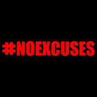 Hashtag No Excuses Fitness Gym #NOEXCUSES T-Shirt