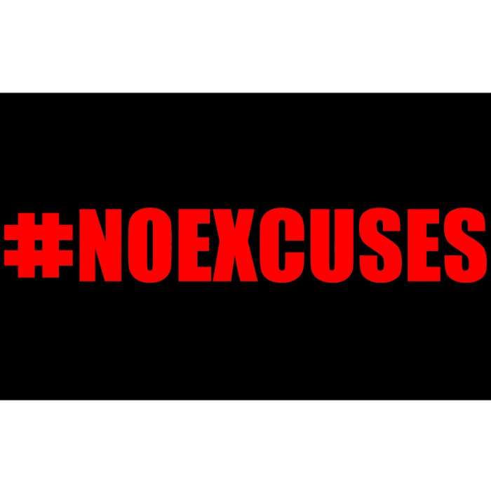 Hashtag No Excuses Fitness Gym #NOEXCUSES Bumper Sticker