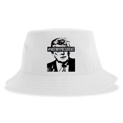 Hashtag Not My President Anti Donald Trump Sustainable Bucket Hat