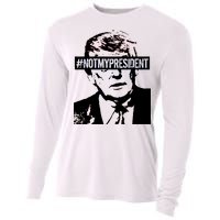 Hashtag Not My President Anti Donald Trump Cooling Performance Long Sleeve Crew