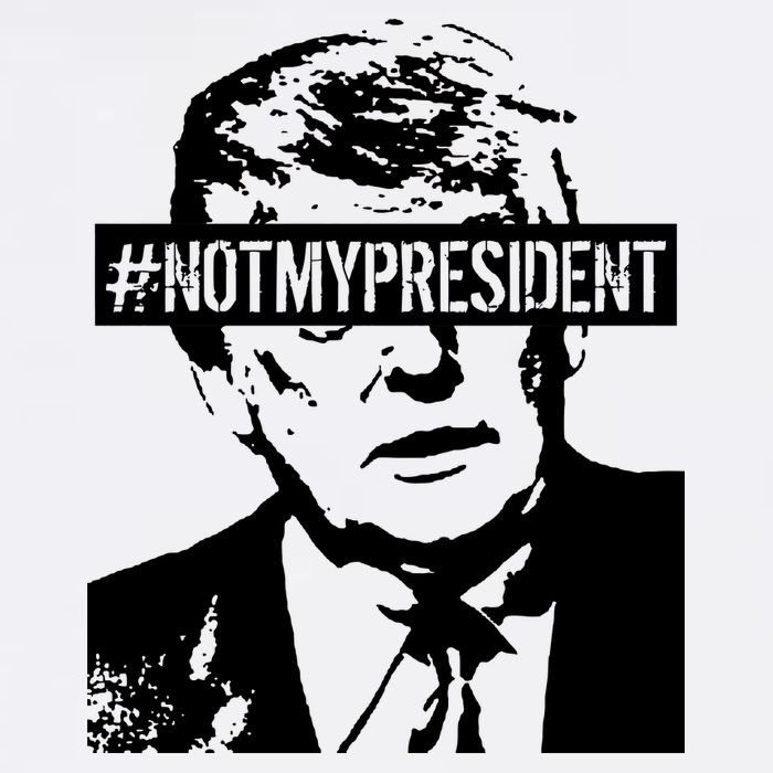 Hashtag Not My President Anti Donald Trump Tank Top