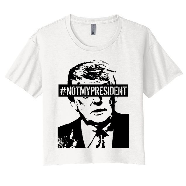 Hashtag Not My President Anti Donald Trump Crop Top