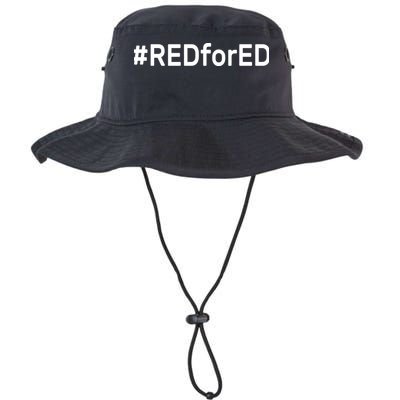 Hashtag #RedForEd Red for Ed Arizona Teacher Protest Bucket Hat