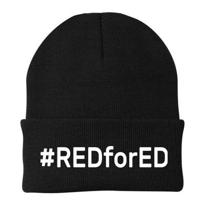 Hashtag #RedForEd Red for Ed Arizona Teacher Protest Beanie