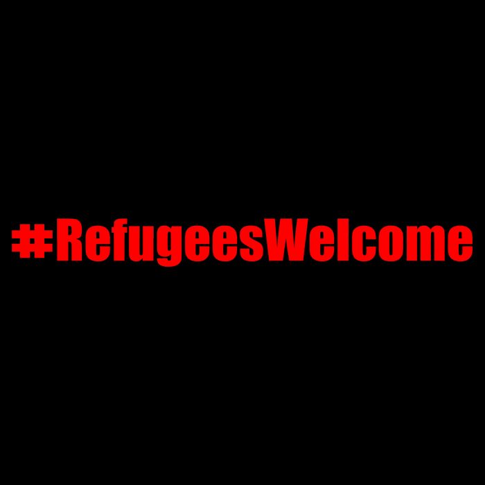 Hashtag Refugees Welcome Anti Travel Ban Performance Shirt