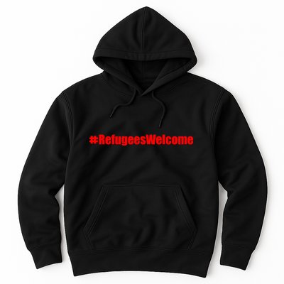 Hashtag Refugees Welcome Anti Travel Ban Hoodie