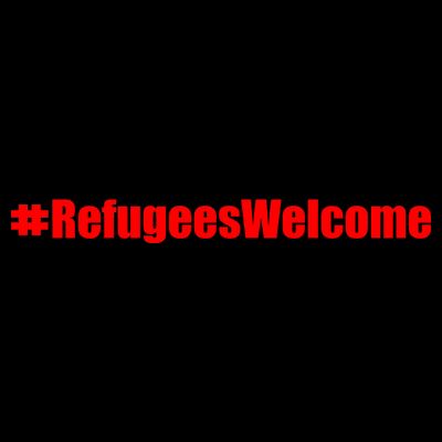 Hashtag Refugees Welcome Anti Travel Ban T-Shirt