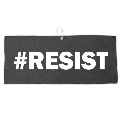 Hashtag Resist Anti Trump Large Microfiber Waffle Golf Towel