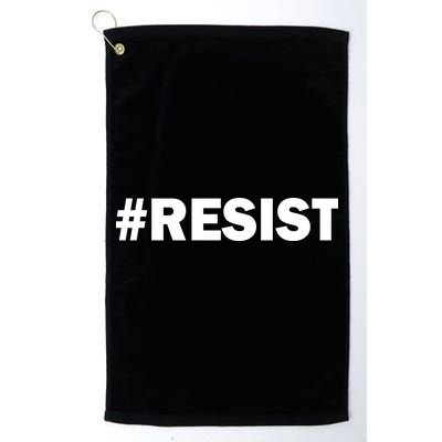 Hashtag Resist Anti Trump Golf Towel