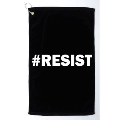 Hashtag Resist Anti Trump Platinum Collection Golf Towel