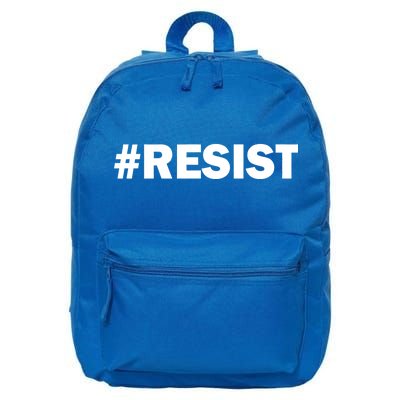 Hashtag Resist Anti Trump 16 in Basic Backpack