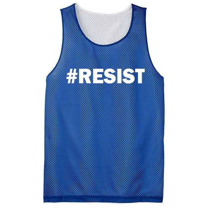 Hashtag Resist Anti Trump Mesh Reversible Basketball Jersey Tank