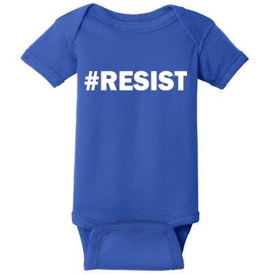 Hashtag Resist Anti Trump Baby Bodysuit