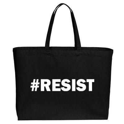 Hashtag Resist Anti Trump Cotton Canvas Jumbo Tote