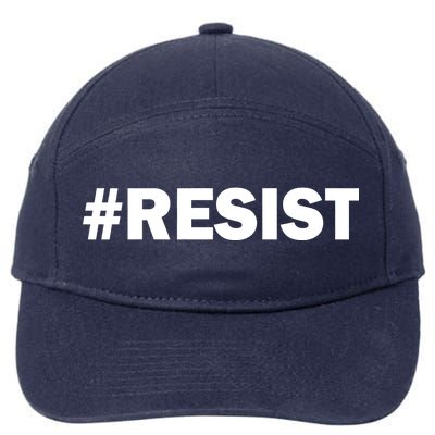 Hashtag Resist Anti Trump 7-Panel Snapback Hat