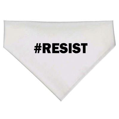 Hashtag Resist Anti Trump USA-Made Doggie Bandana