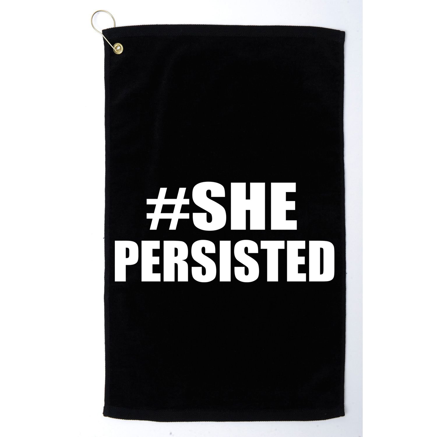 Hashtag She Persisted Golf Towel
