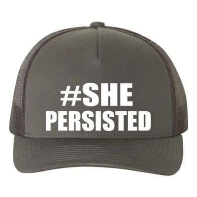 Hashtag She Persisted Yupoong Adult 5-Panel Trucker Hat