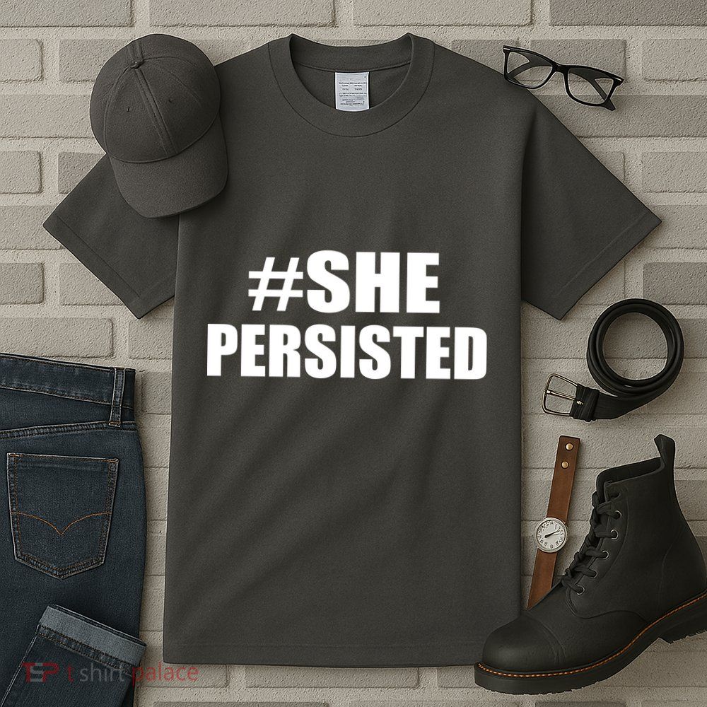 Hashtag She Persisted Tall T-Shirt