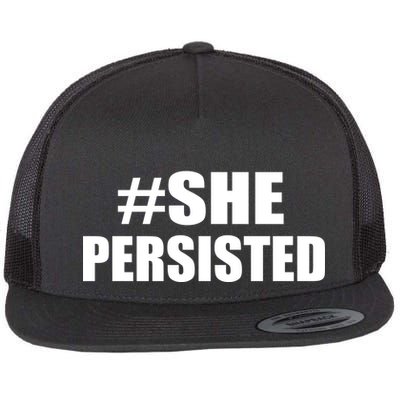Hashtag She Persisted Flatbill Hat