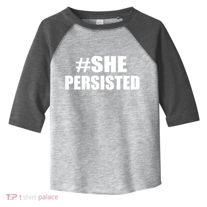 Hashtag She Persisted Toddler Fine Jersey T-Shirt