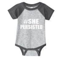 Hashtag She Persisted Infant Baby Jersey Bodysuit