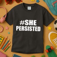 Hashtag She Persisted Kids T-Shirt