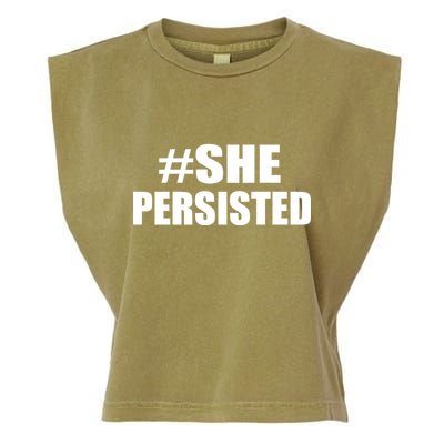Hashtag She Persisted Garment-Dyed Women's Muscle Tee