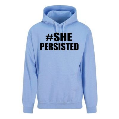 Hashtag She Persisted Unisex Surf Hoodie