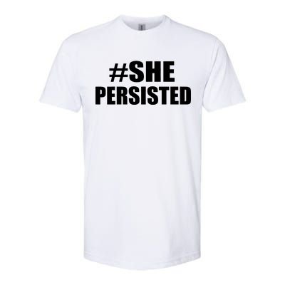 Hashtag She Persisted Softstyle® CVC T-Shirt