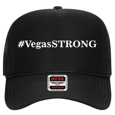 Hashtag VegasSTRONG Vegas Strong High Crown Mesh Back Trucker Hat