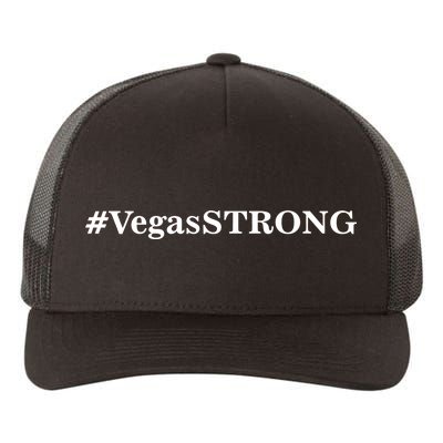 Hashtag VegasSTRONG Vegas Strong Yupoong Adult 5-Panel Trucker Hat