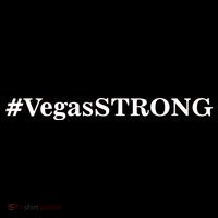Hashtag VegasSTRONG Vegas Strong Drawstring Bag