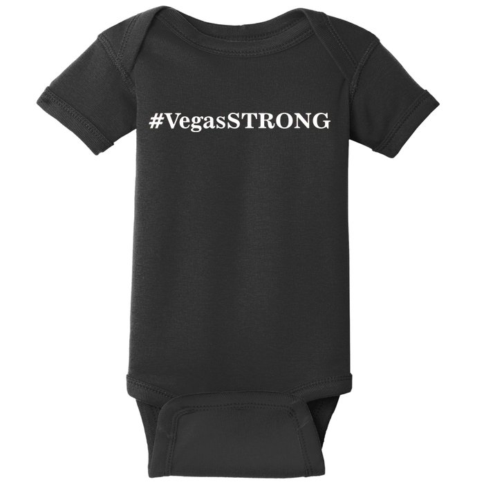 Hashtag VegasSTRONG Vegas Strong Baby Bodysuit