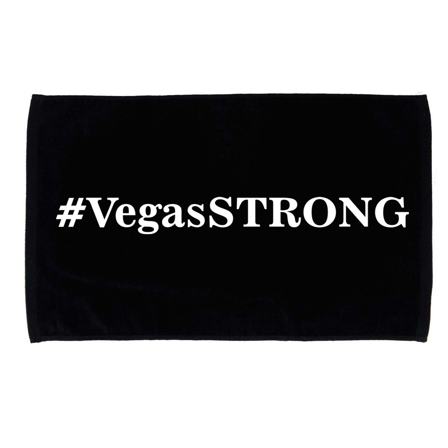Hashtag VegasSTRONG Vegas Strong Microfiber Hand Towel