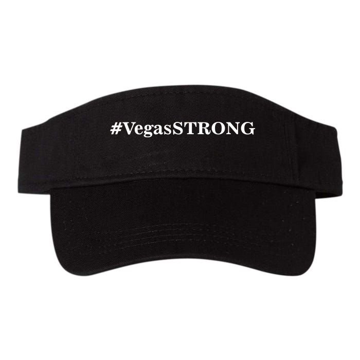 Hashtag VegasSTRONG Vegas Strong Valucap Bio-Washed Visor