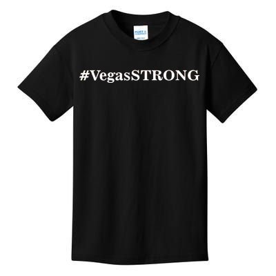 Hashtag VegasSTRONG Vegas Strong Kids T-Shirt