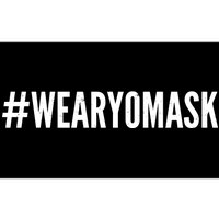 Hashtag Wear Yo Mask Bumper Sticker