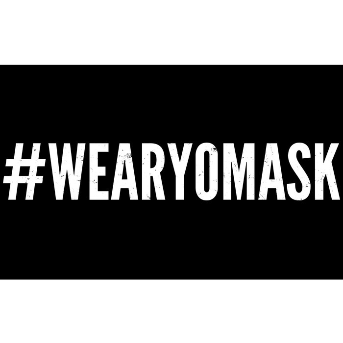 Hashtag Wear Yo Mask Bumper Sticker