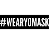 Hashtag Wear Yo Mask Bumper Sticker