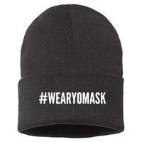 Hashtag Wear Yo Mask Sustainable Knit Beanie