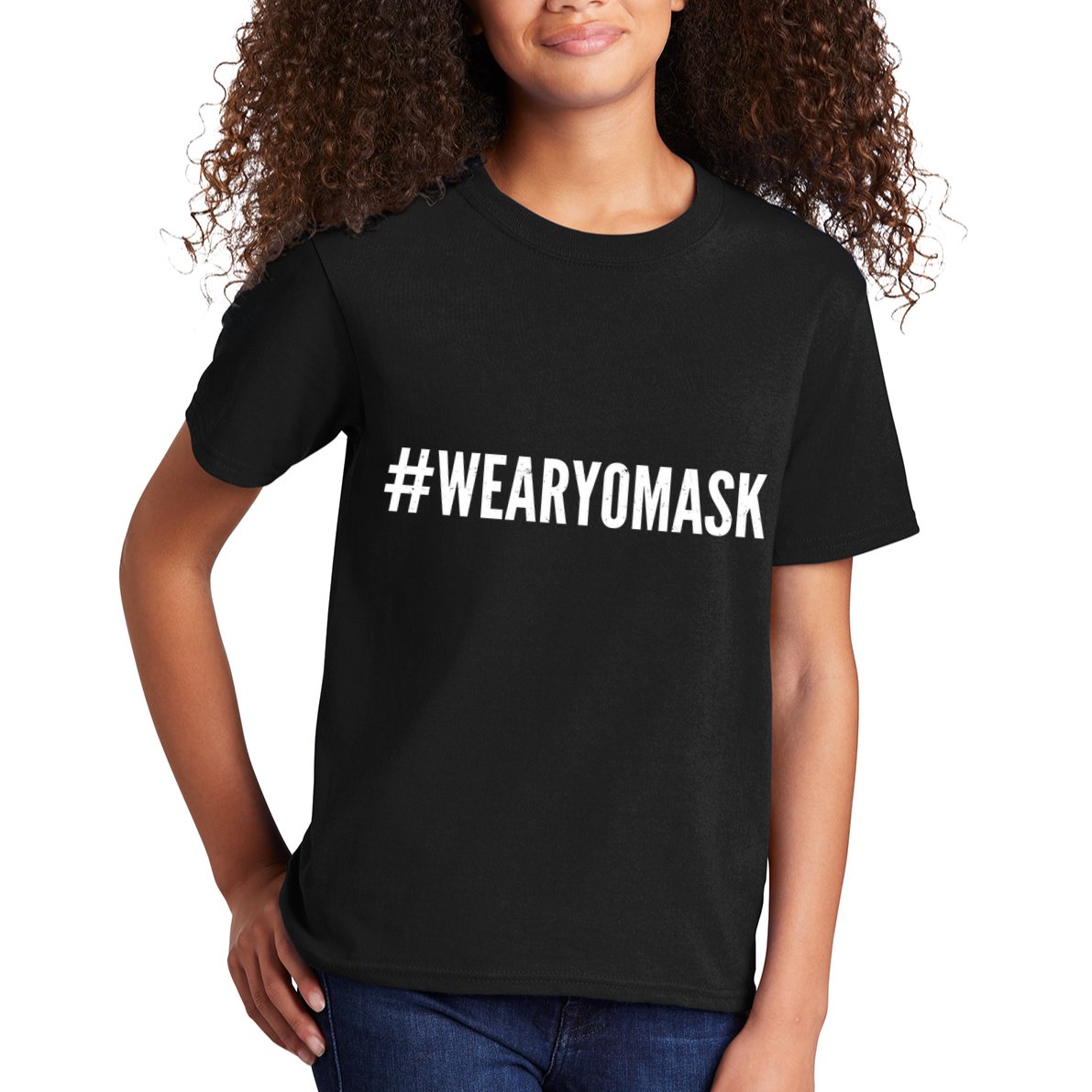 Hashtag Wear Yo Mask Kids T-Shirt