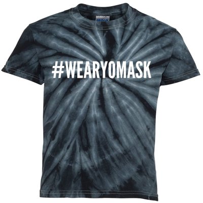 Hashtag Wear Yo Mask Kids Tie-Dye T-Shirt