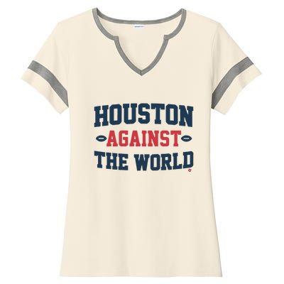 Houston Against The World Ladies Halftime Notch Neck Tee