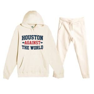 Houston Against The World Premium Hooded Sweatsuit Set